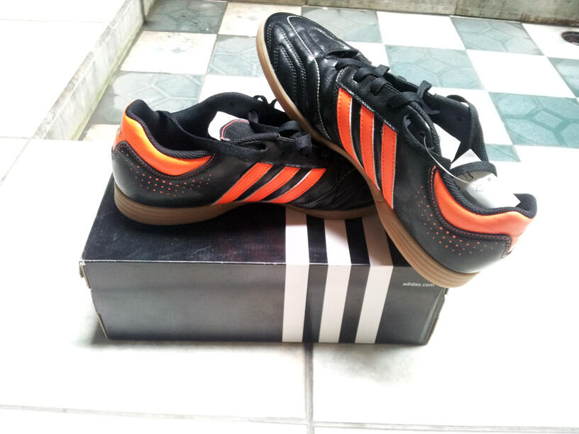 LELANG DAHSYAT!! Sepatu Futsal Adidas 11nova IN -OrangeBlack