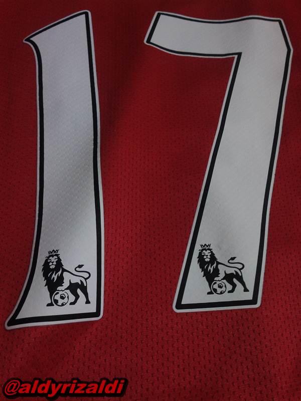 WTS Manchester United Home 2008 Nameset Nani, Patch BPL size M