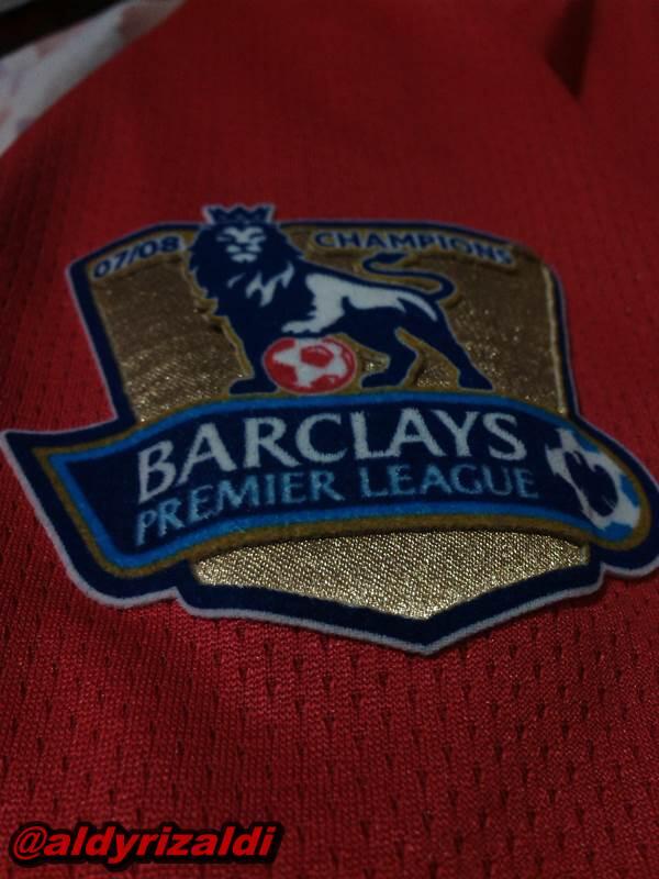 WTS Manchester United Home 2008 Nameset Nani, Patch BPL size M