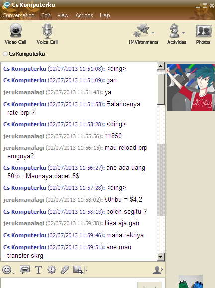 Surat terbuka untuk id gagalproduct aka M IQBAL paypal email gh_erw@yahoo.com 