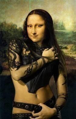 masuk gaan . ada monalisa