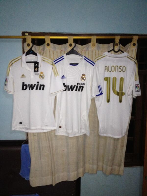 Jersey real madrid home 2010/2011 - 2011-2012 original