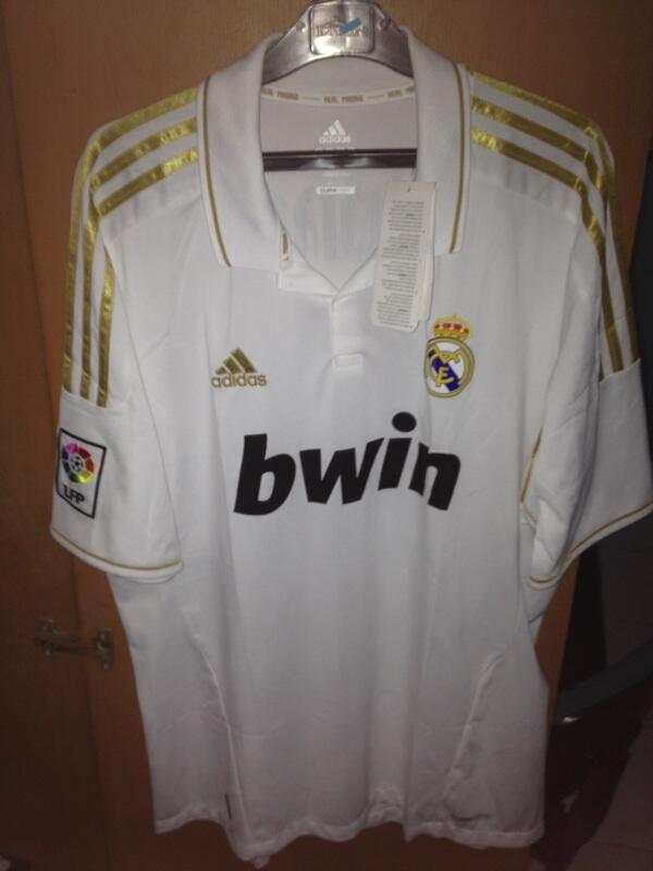 Jersey real madrid home 2010/2011 - 2011-2012 original