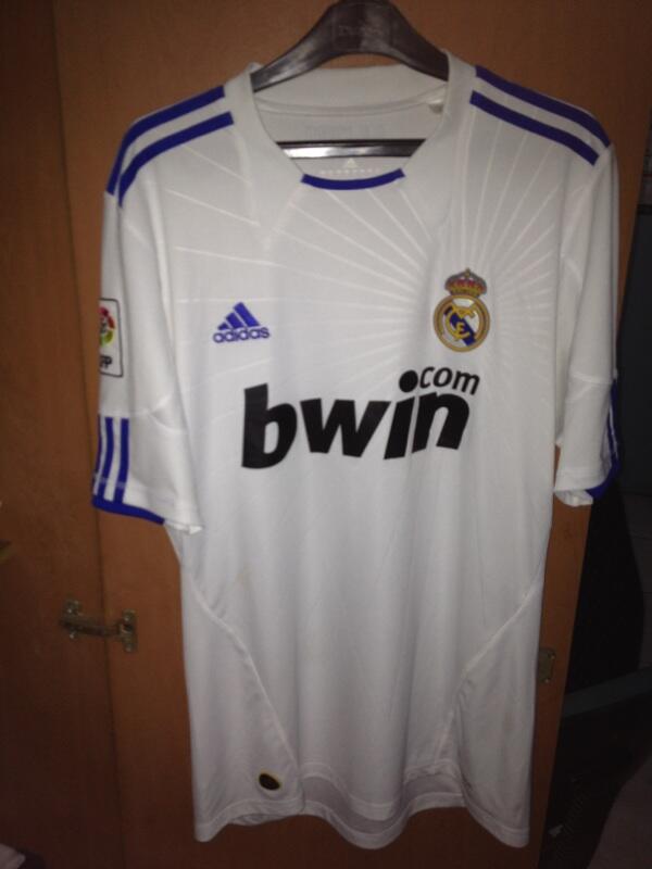 Jersey real madrid home 2010/2011 - 2011-2012 original
