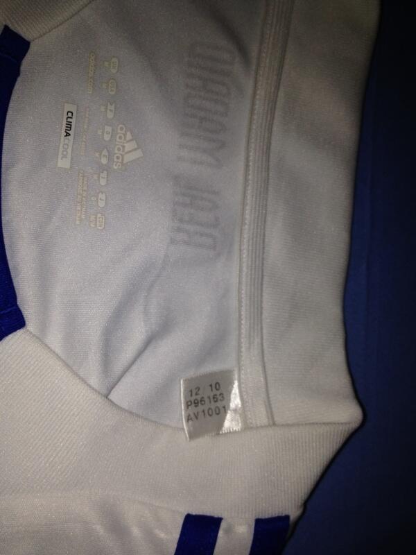 Jersey real madrid home 2010/2011 - 2011-2012 original