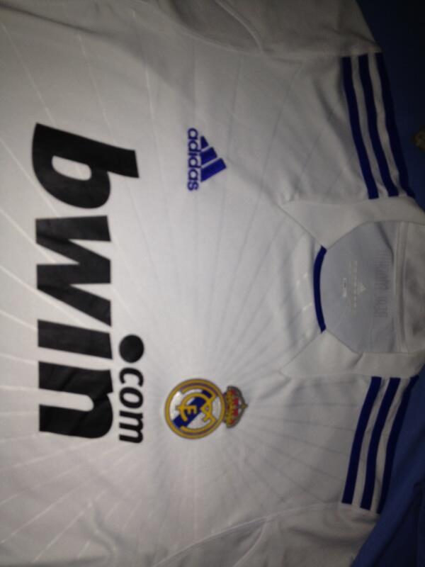 Jersey real madrid home 2010/2011 - 2011-2012 original