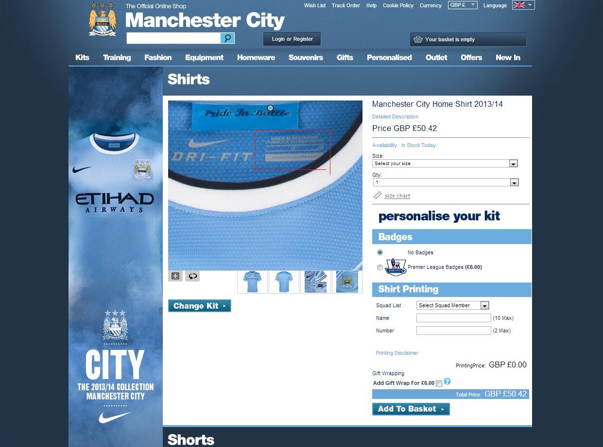 Jersey MU 2013/2014 Masih Buatan Indonesia Gan !