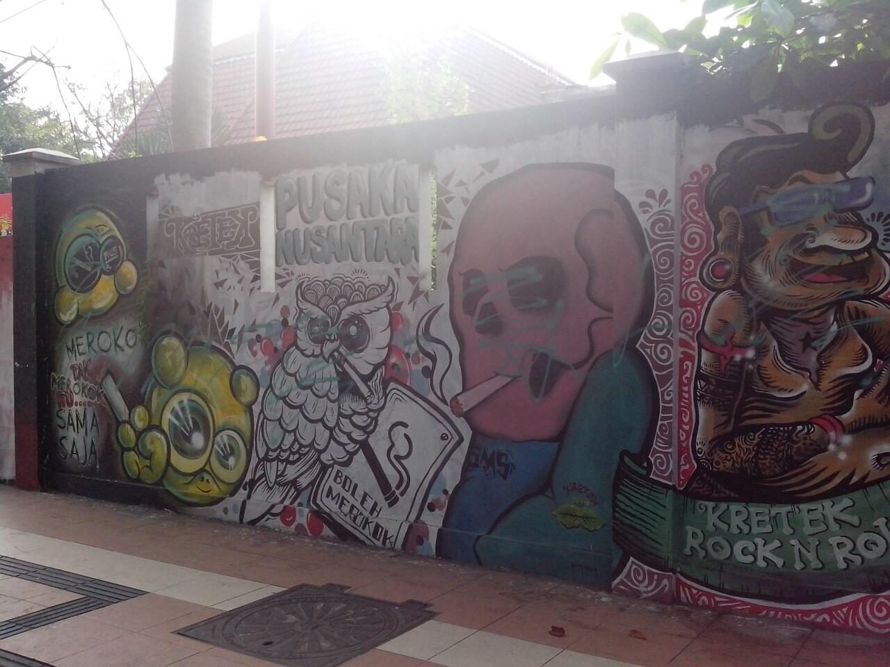 Graffiti Street art di Surabaya