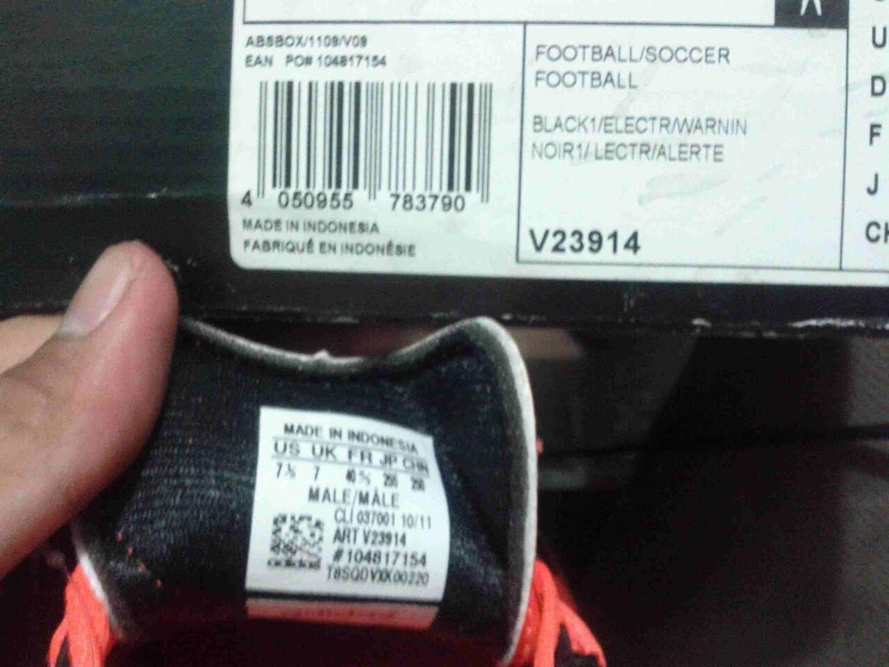 Sepatu futsal Adidas F10 IN Original