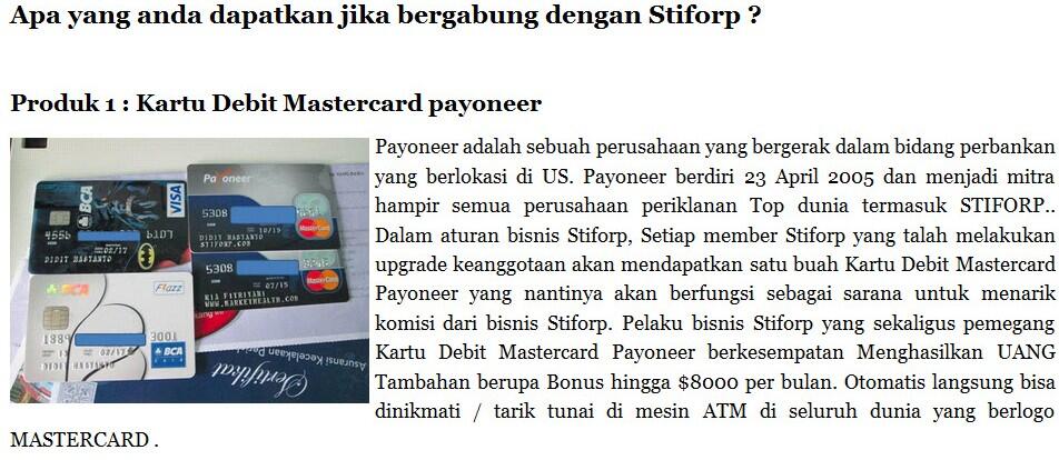 STIFORP It's Real Bussines, Cash Back 225rb jika agan daftar&amp;Upgrade!!!