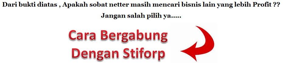 STIFORP It's Real Bussines, Cash Back 225rb jika agan daftar&amp;Upgrade!!!