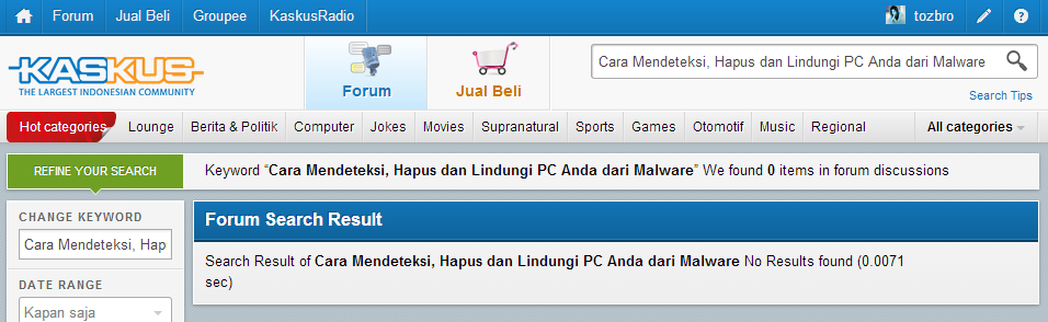 Cara Mendeteksi, Hapus dan Lindungi PC Anda dari Malware