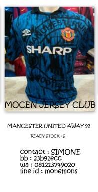 RETRO JERSEY - MU CENTE, LIVERPOOL HOME/AWAY CENTE, LIVERPOOL AWAY 95!!! MURAAAAH