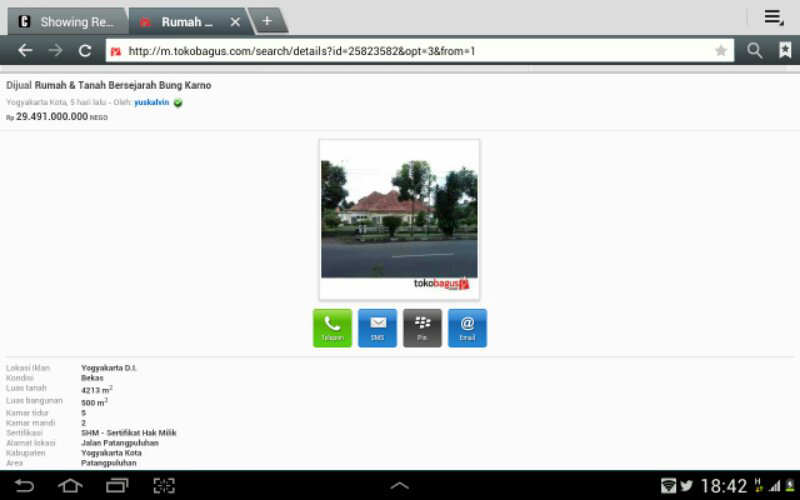 &gt;&gt;INFO&lt;&lt; Bekas Rumah Bung Karno Dijual di tokobagus.com (LIHAT)