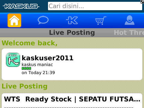 Applikasi Kaskus Blackberr*