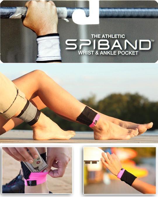 Spiband (Ben Lengan/Kaki yg Bisa Simpan Barang: HP, Key, Card)