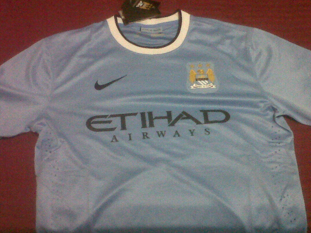 Jual Jersey Manchester City Home 2013/14 KW Thailand ukuran L