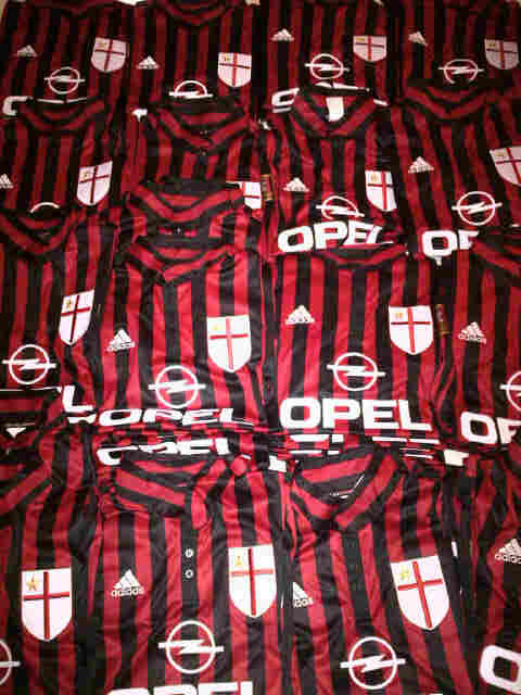READY STOCK JERSEY RETRO AC MILAN HOME CENTENARY KW SUPER GRADE AAA THAILAND
