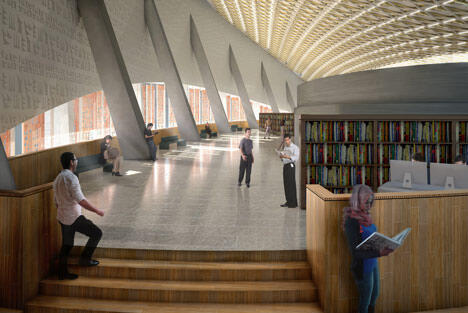 FOTO - Perpustakaan Berdesain Paling Ambisius di Irak!
