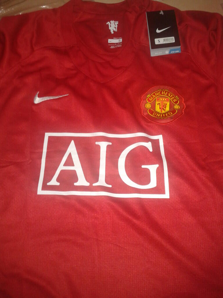 BNWT Jersey Grade Ori MU / Manchester United home retro 2007-2008