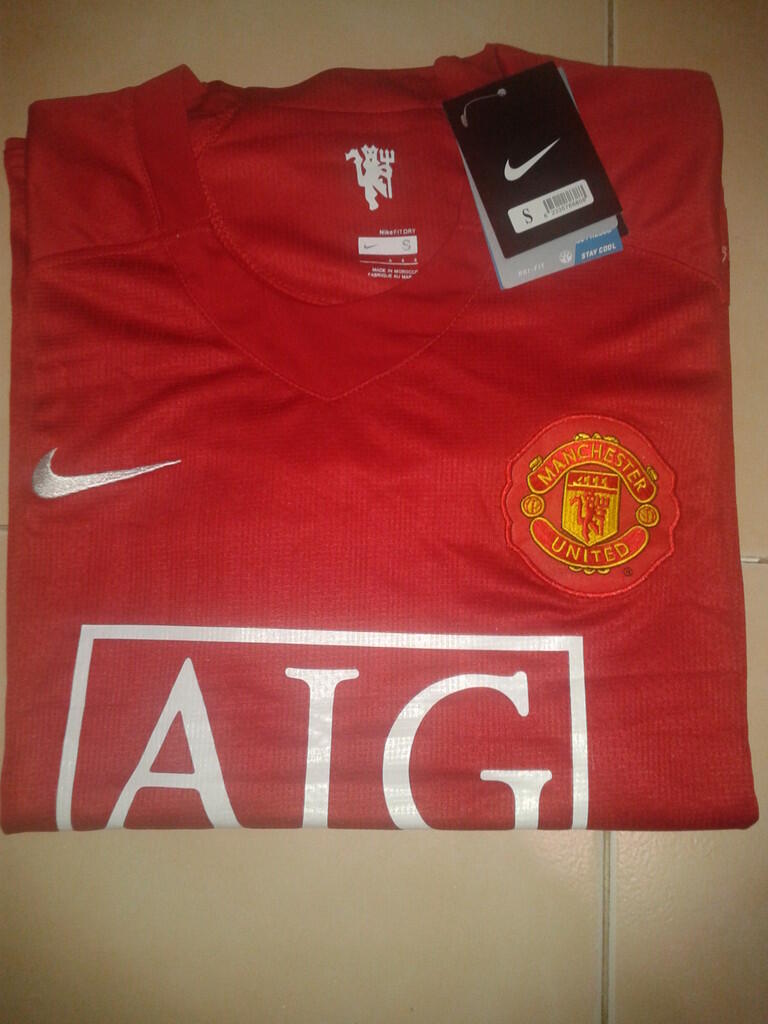 BNWT Jersey Grade Ori MU / Manchester United home retro 2007-2008