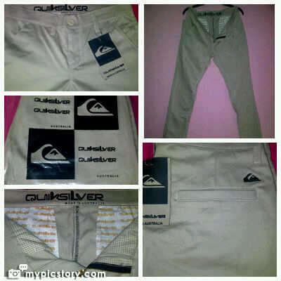 CELANA JEANS CHINO MERK QUICKSILVER SIAP EDAR. 