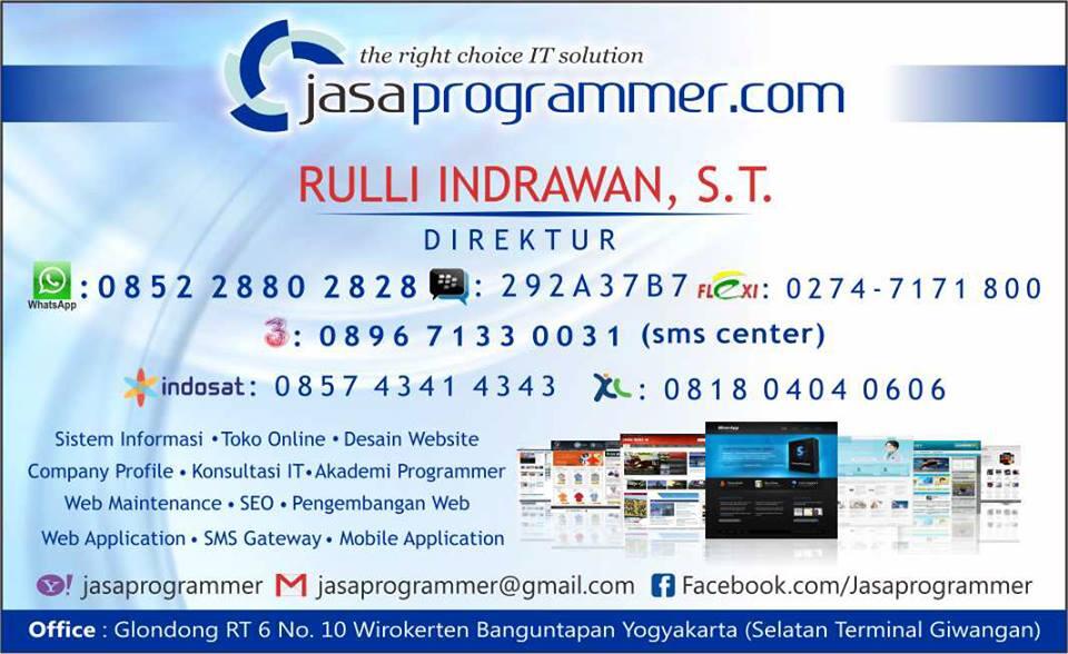 Pelatihan Programmer - GRATIS