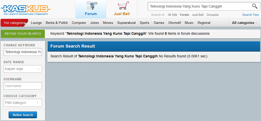 Inilah Teknologi Indonesia Yang Kuno Tapi Canggih