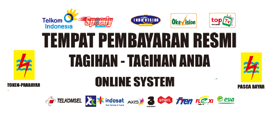 Tersedia Jasa Loket Pembayaran Online Untuk Pdam, Gas, Pln, Telkom, Speedy, Token Pln