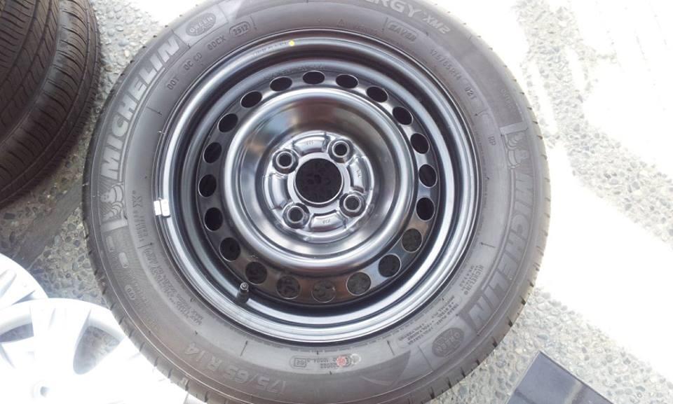 Ban Michelin + Velg + Dop Honda Brio 175/65 R 14