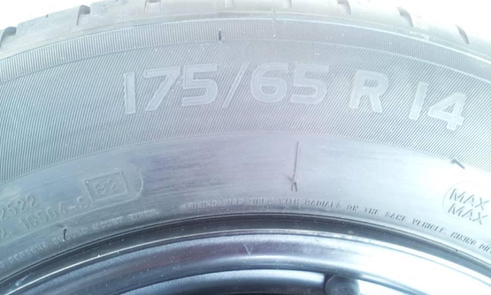 Ban Michelin + Velg + Dop Honda Brio 175/65 R 14