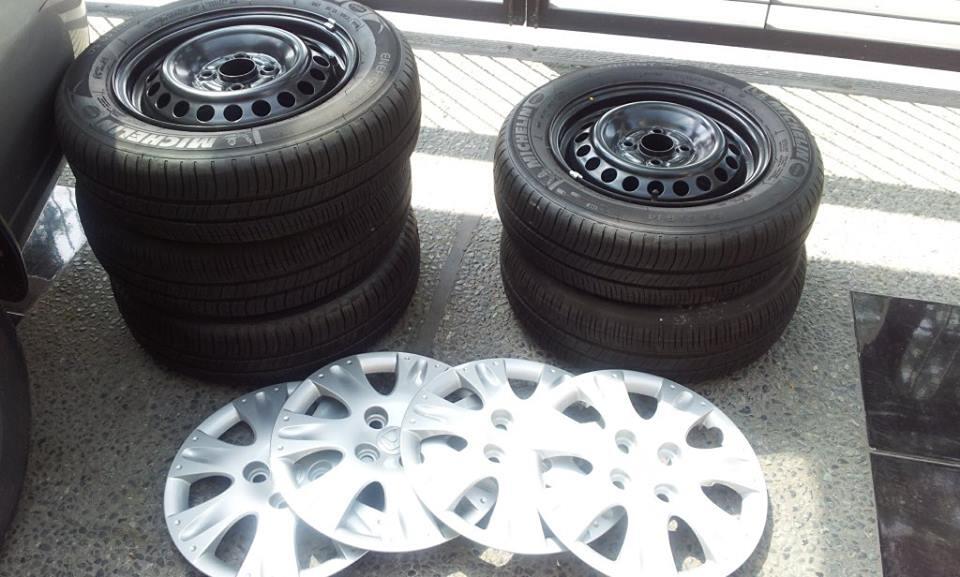Ban Michelin + Velg + Dop Honda Brio 175/65 R 14