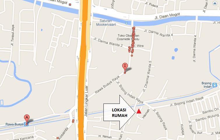 JUAL SANTAI RUMAH 2 LANTAI DI JAKBAR