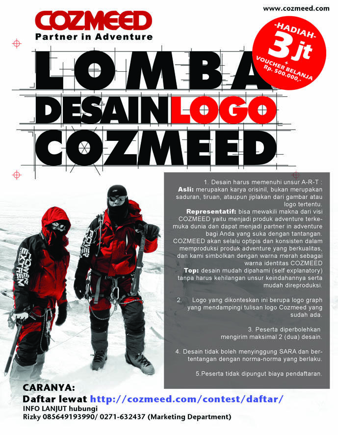 Lomba Desain Logo &quot;COZMEED Partner in Adventure&quot;