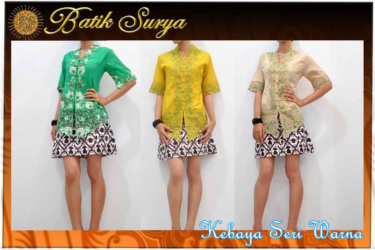 Terjual Jual Kebaya Silk Modern Beraneka Warna by Batik 