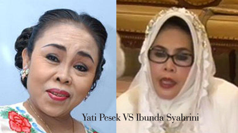 yati pesek mirip ibu nya syahrini gak sih?