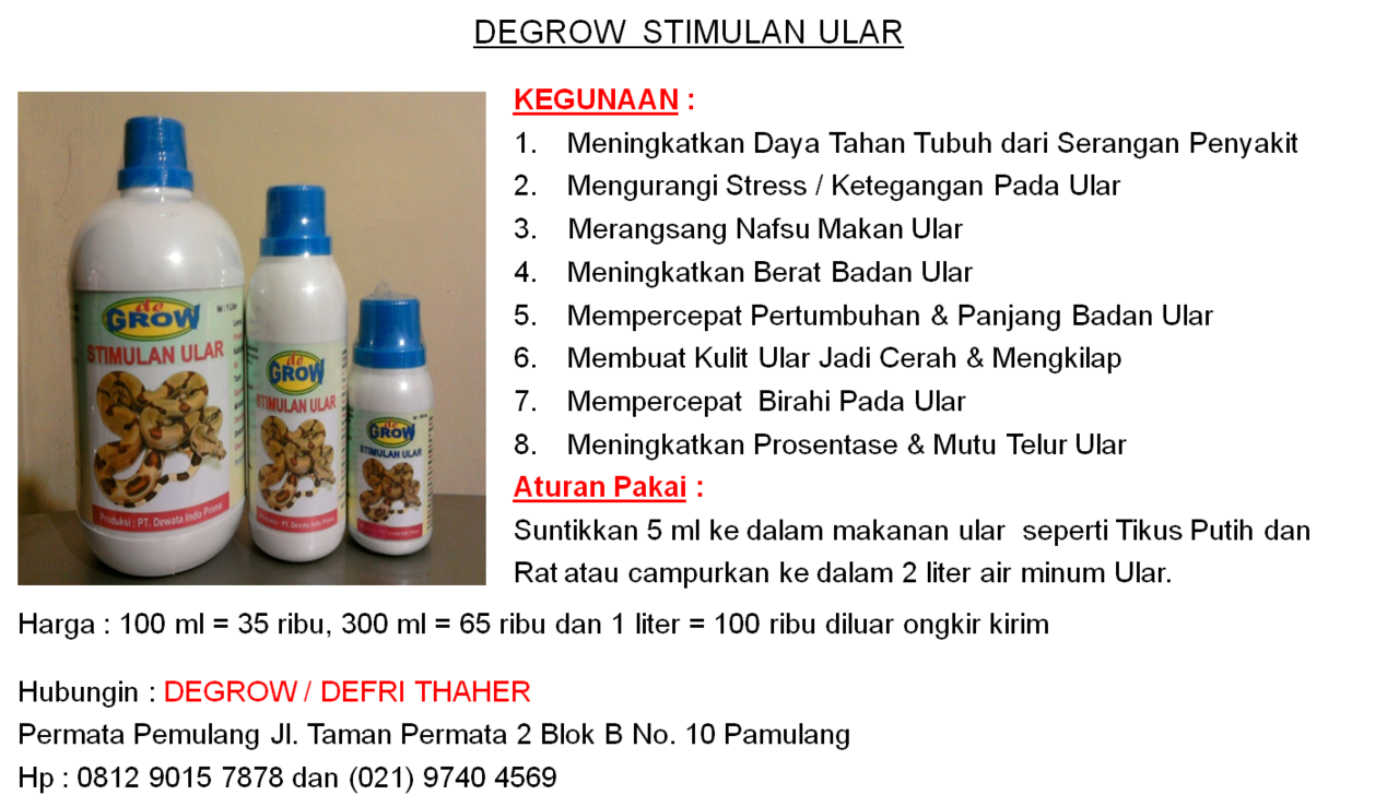 DEGROW STIMULAN ULAR