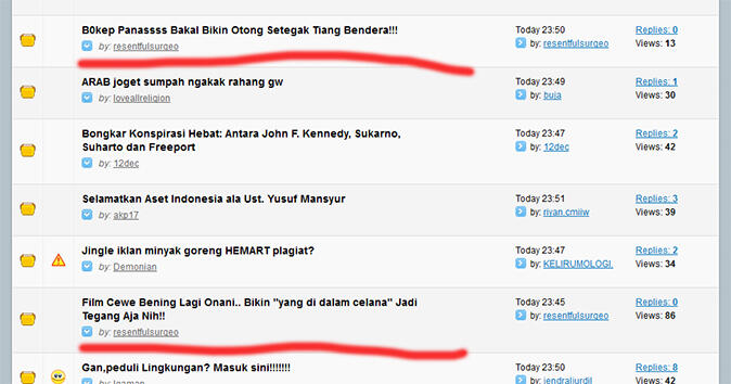 Saran Untuk Menyerang Para Pembuat Thread Gak Jelas