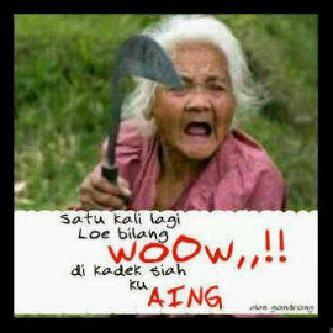 nenek nenek ama monyet brantem gan