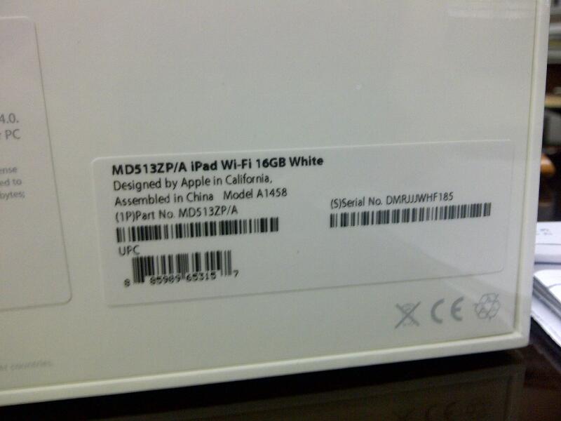 Jual Apple iPad 3 3G WiFi White/black Full Sek