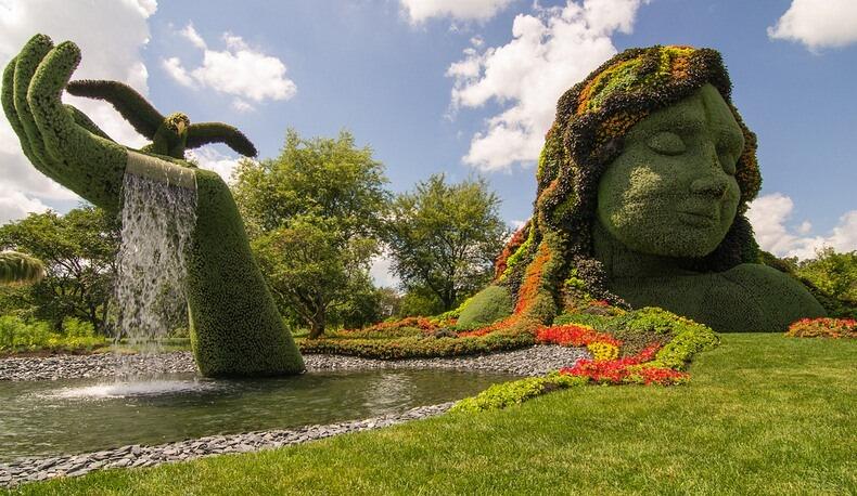 &#91;KEREN&#93; Indahnya Patung Raksasa Pada Pameran Mosaiculture 2013