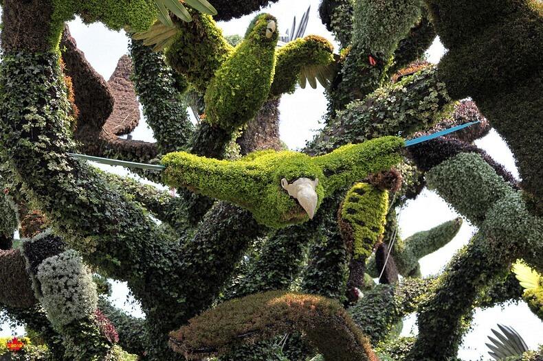 &#91;KEREN&#93; Indahnya Patung Raksasa Pada Pameran Mosaiculture 2013