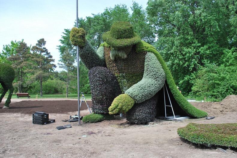 &#91;KEREN&#93; Indahnya Patung Raksasa Pada Pameran Mosaiculture 2013