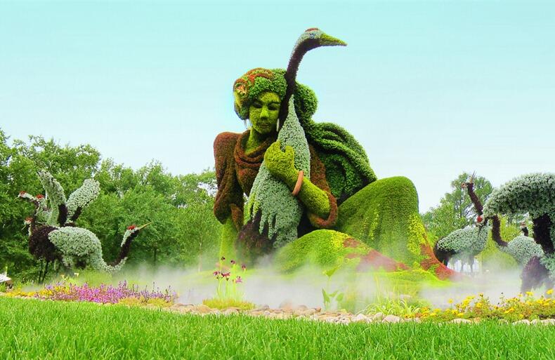 &#91;KEREN&#93; Indahnya Patung Raksasa Pada Pameran Mosaiculture 2013