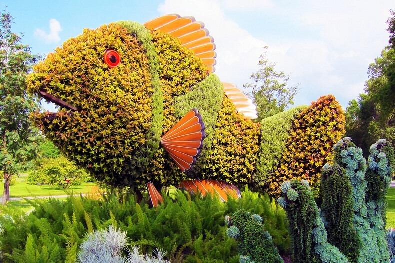 &#91;KEREN&#93; Indahnya Patung Raksasa Pada Pameran Mosaiculture 2013