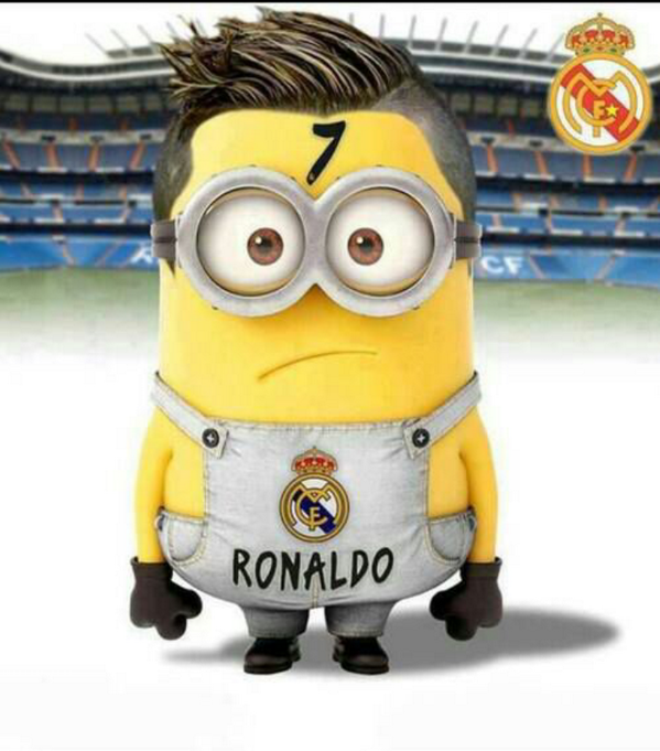 REAL MADRID MINION, Minion ala pemain Real Madrid!! XD