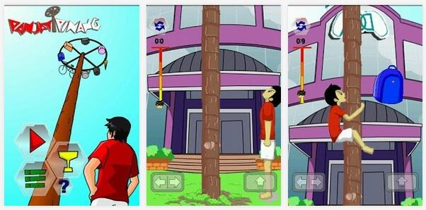 Jajal serunya bermain panjat pinang di perangkat Android
