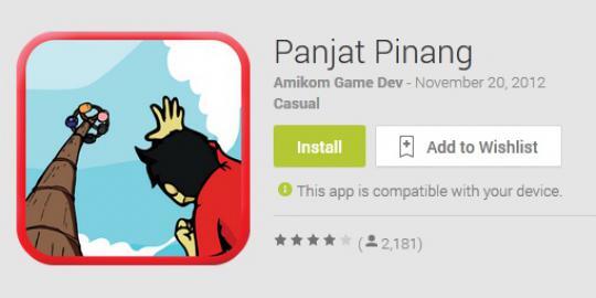 Jajal serunya bermain panjat pinang di perangkat Android