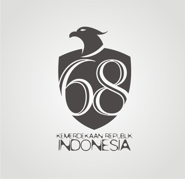 Logo HUT Ke-68 RI Versi Gaul