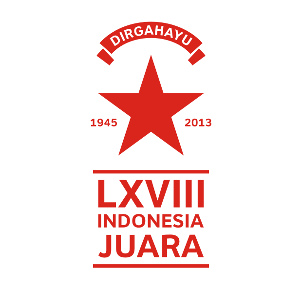 Logo HUT Ke-68 RI Versi Gaul